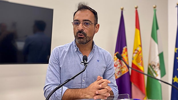 Félix romero en una comparecencia en la Diputación de Córdoba