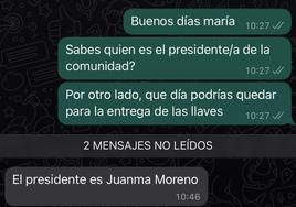 Juanma Moreno, el presidente de la comunidad… de vecinos