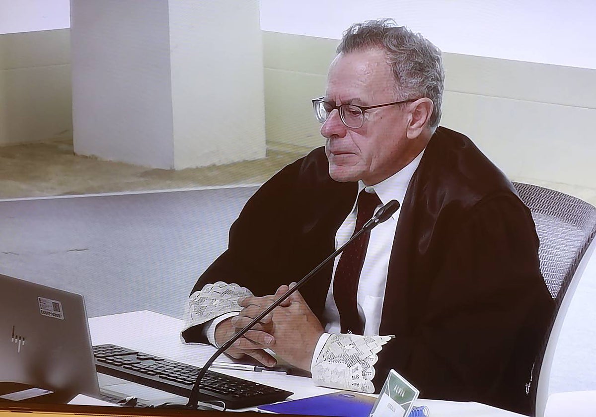 El Fiscal Mario Piñeiro, este jueves durante la vista