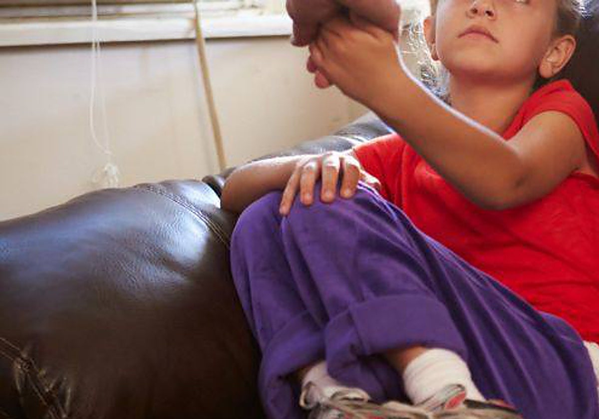 Una menor en una imagen de archivo