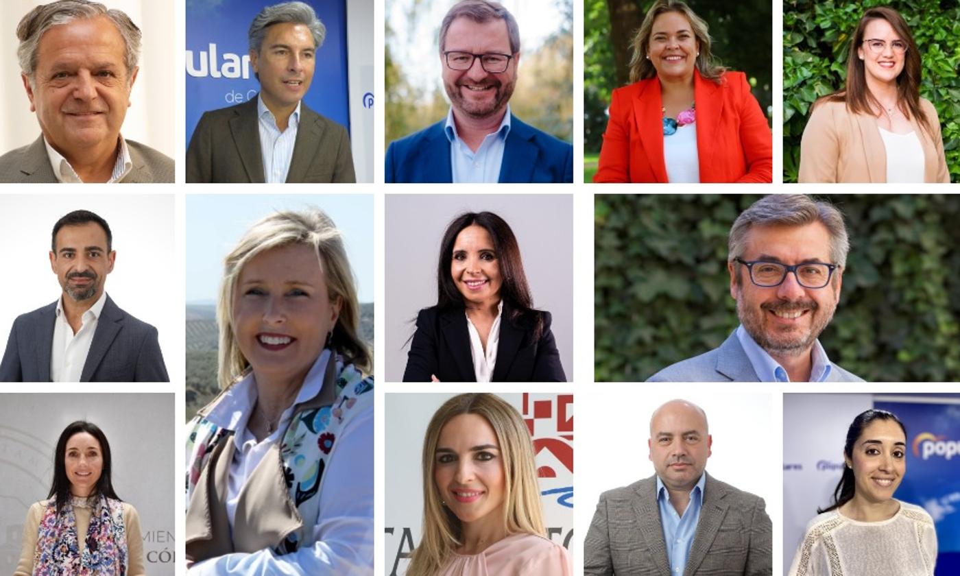 Diputados del PP que formarán parte de la Corporación Provincial 2023-2027