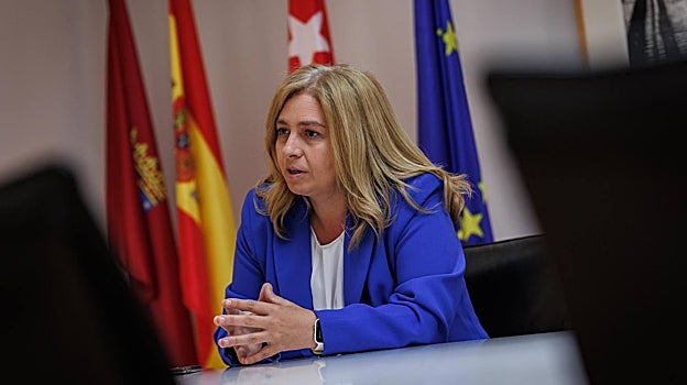 La vicealcaldesa, portavoz y delegada de Seguridad y Emergencias de Madrid, durante la entrevista