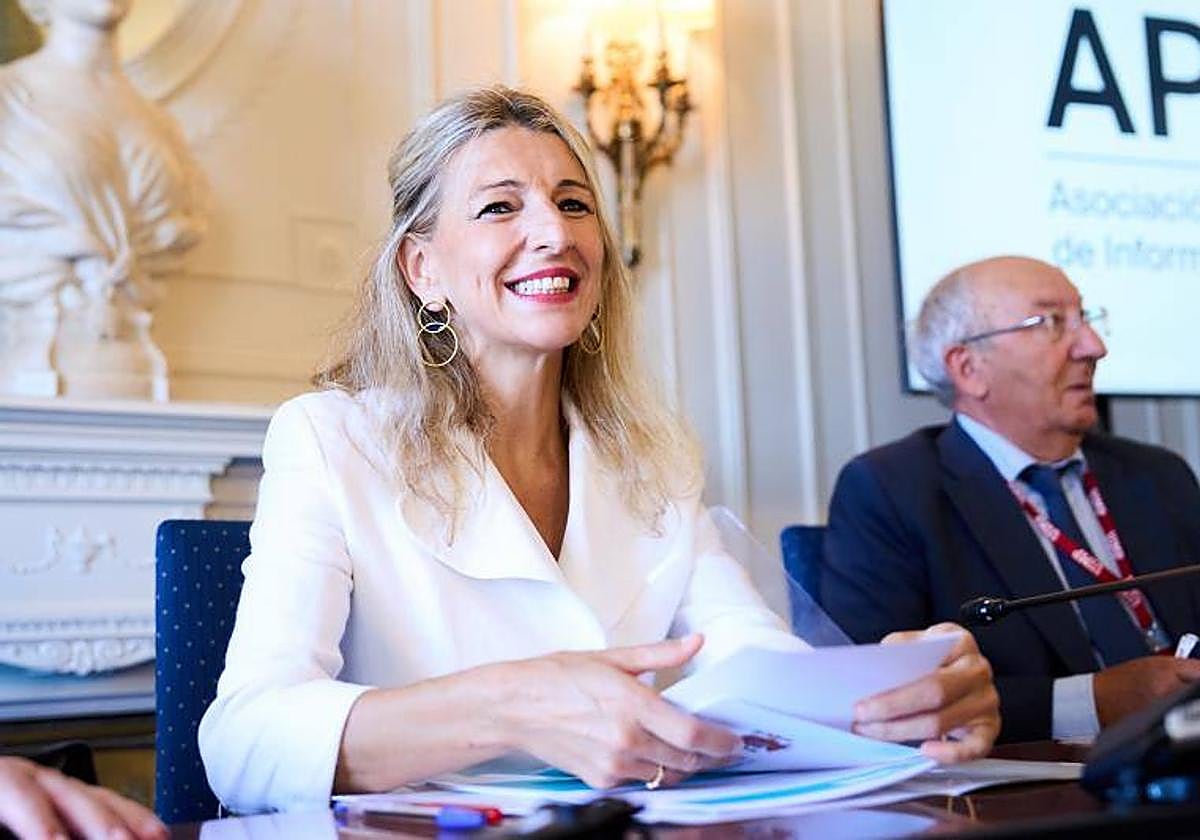 La vicepresidenta segunda del Gobierno y líder de Sumar, Yolanda Díaz