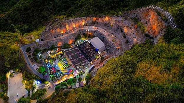 Vista aérea del recinto de Starlite