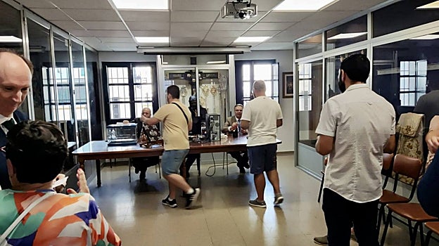 Un instante de las votaciones a hermano mayor del Prendimiento