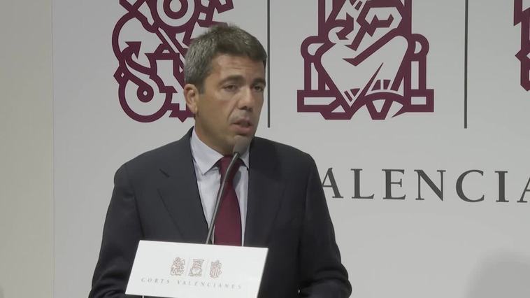 Mazón pide al PSPV que deje de ser "el partido del no" y no dilate su investidura