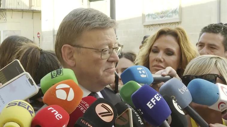 Puig tacha de "desgracia" que Vox presida Les Corts
