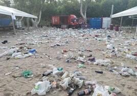 Limpiar la basura de la Noche de San Juan cuesta al Ayuntamiento de Valladolid más de 9.000 euros