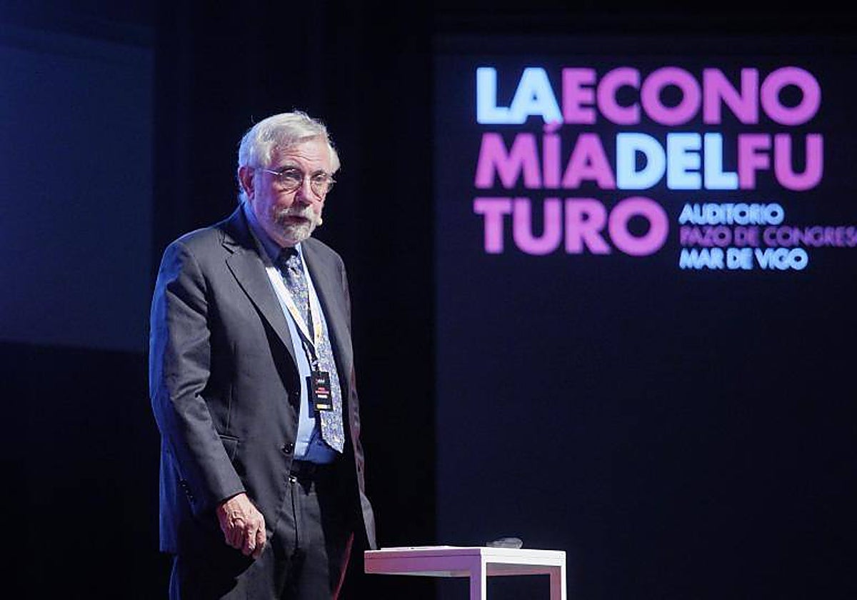 Paul Krugman, este martes en una conferencia del Vigo Global Summit