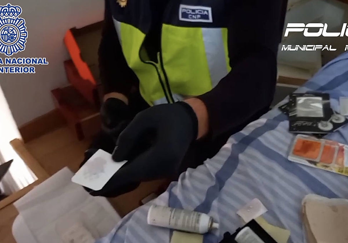 Parte de la droga incautada en la operación Gargamel