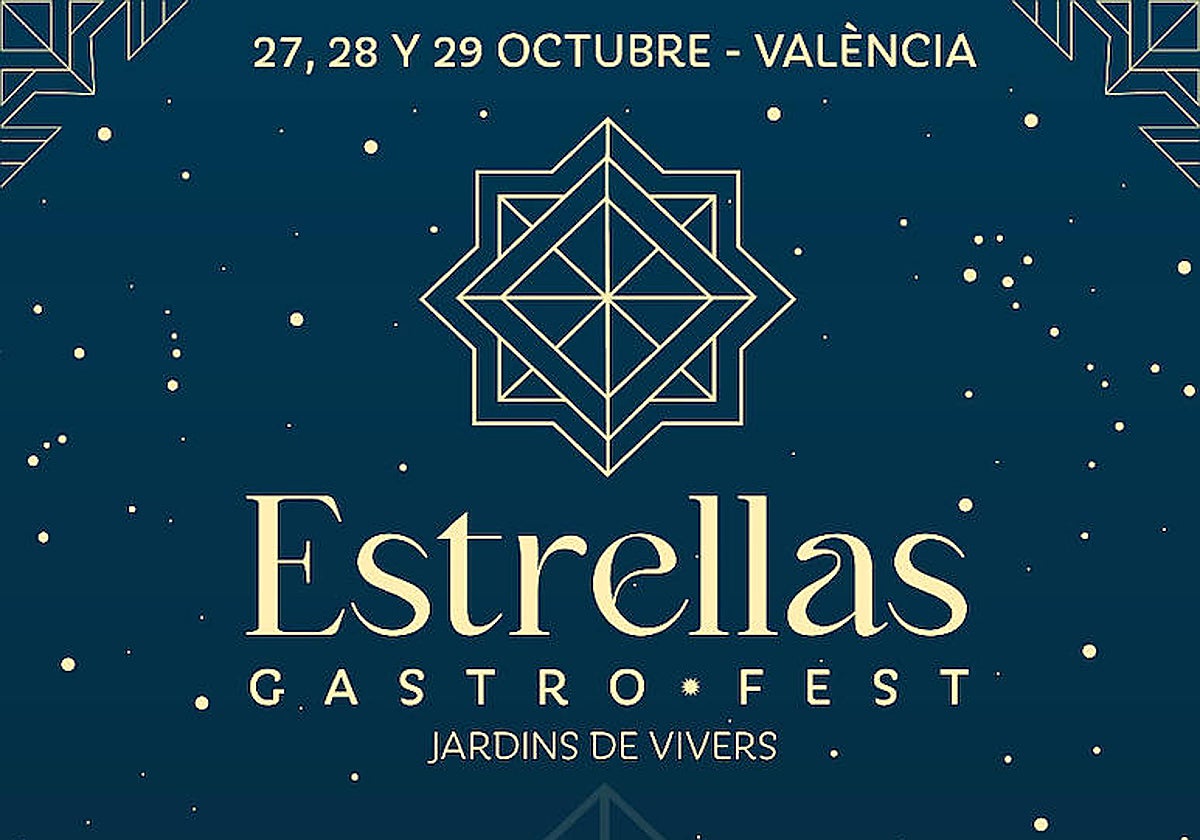 Imagen del cartel promocional del Estrellas Gastro Fest