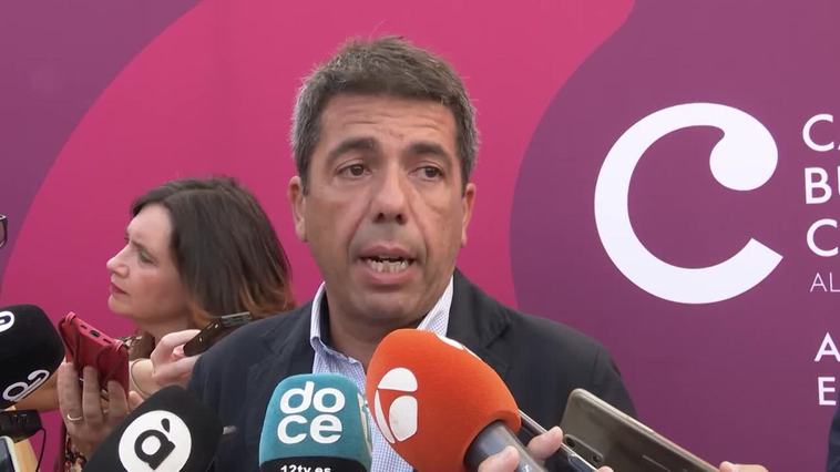 Mazón acusa a Puig y Bravo de "ocupar" la Generalitat y la Mesa de les Corts