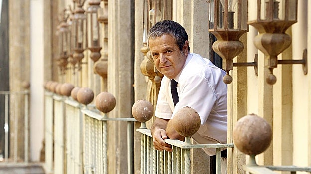 Salvador Fuentes, en el Palacio de la Merced en 2011