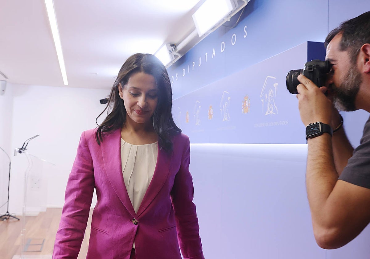 Inés Arrimadas, en una imagen de archivo