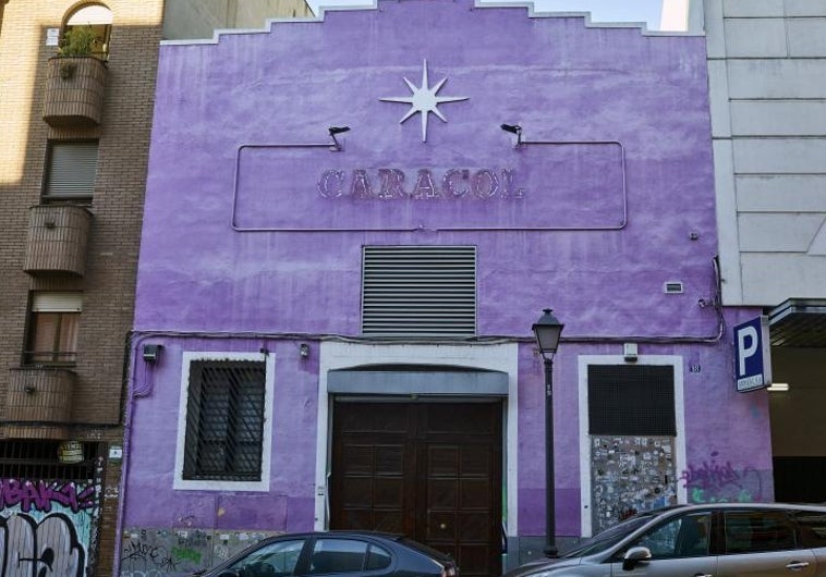 Fachada de la Sala Caracol, en la calle Bernardino Obregón