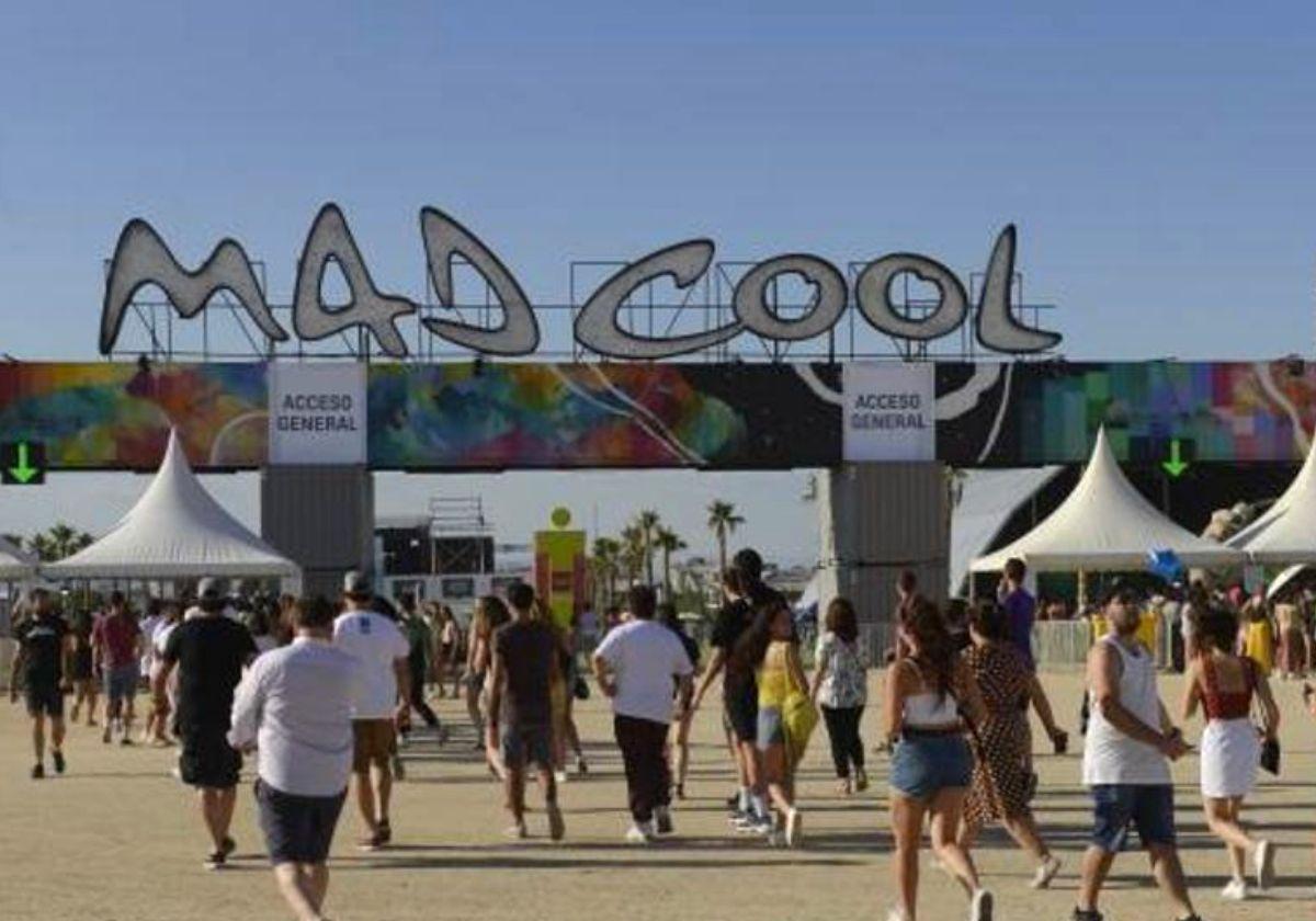 Foto de archivo de entrada al Mad Cool