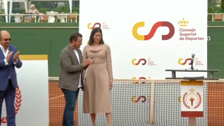 Medalla de oro al mérito deportivo para Garbiñe Muguruza