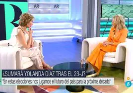 El lapsus de Ana Rosa en pleno directo: llama «presidenta» a Yolanda Díaz