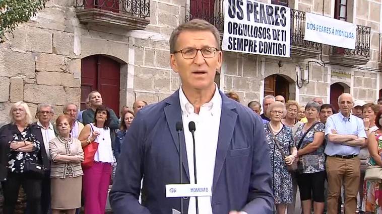 Feijóo: "Es el momento de que la democracia española pueda poner a un chaval nacido en un aldea en la presidencia del Gobierno"
