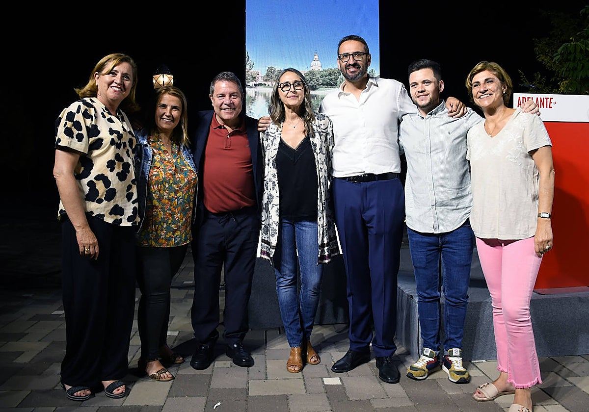 García-Page en el inicio de la campaña electoral en Talavera
