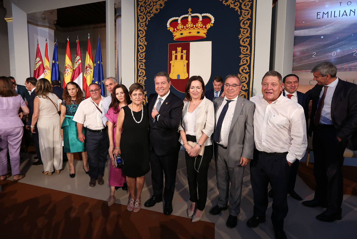 La toma de posesión de Emiliano García-Page como presidente de Castilla-La Mancha, en imágenes