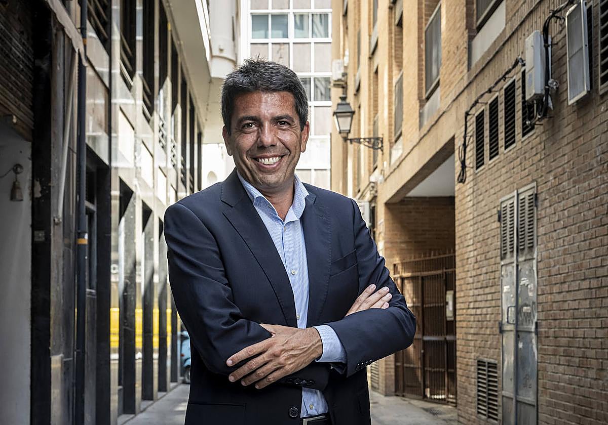 Imagen de Carlos Mazón, candidato del PP a la investidura como presidente de la Generalitat Valenciana