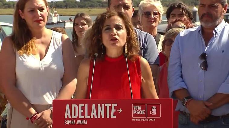 Montero apela al voto de votantes "moderados" del PP