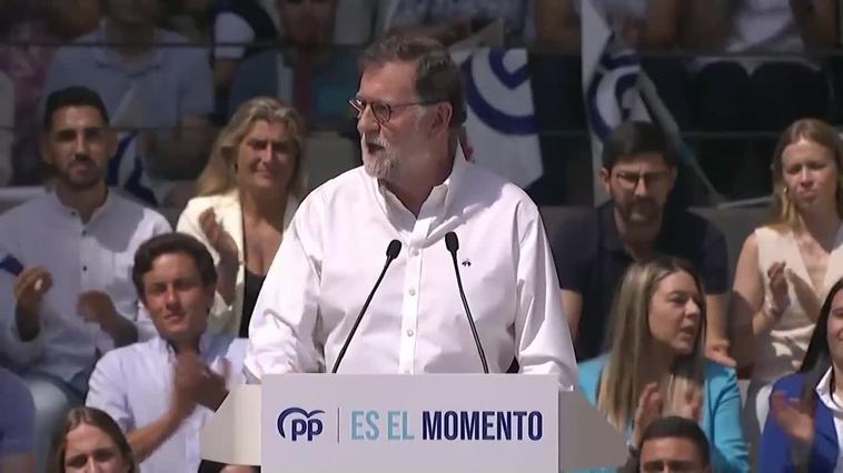 Rajoy recalca que "se elige entre Feijóo o el Gobierno Frankestein"