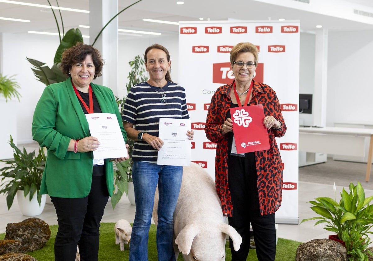 Mónica Moreno, Inés Tello y Marisa Martínez