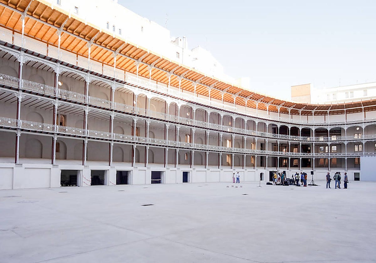 El histórico frontón Beti Jai, en 2020, después de una primera rehabilitación