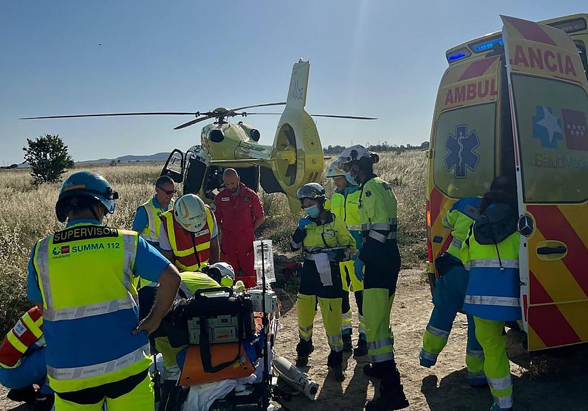 El Summa-112 traslada al herido esta tarde