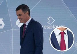 Pedro Sánchez y su corbata de las grandes ocasiones