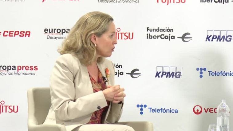 Calviño sobre la actitud de Feijóo en el debate: "España no debe tener un presidente marrullero y mentiroso"