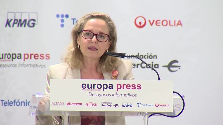 Calviño valora el dato de inflación del mes de junio