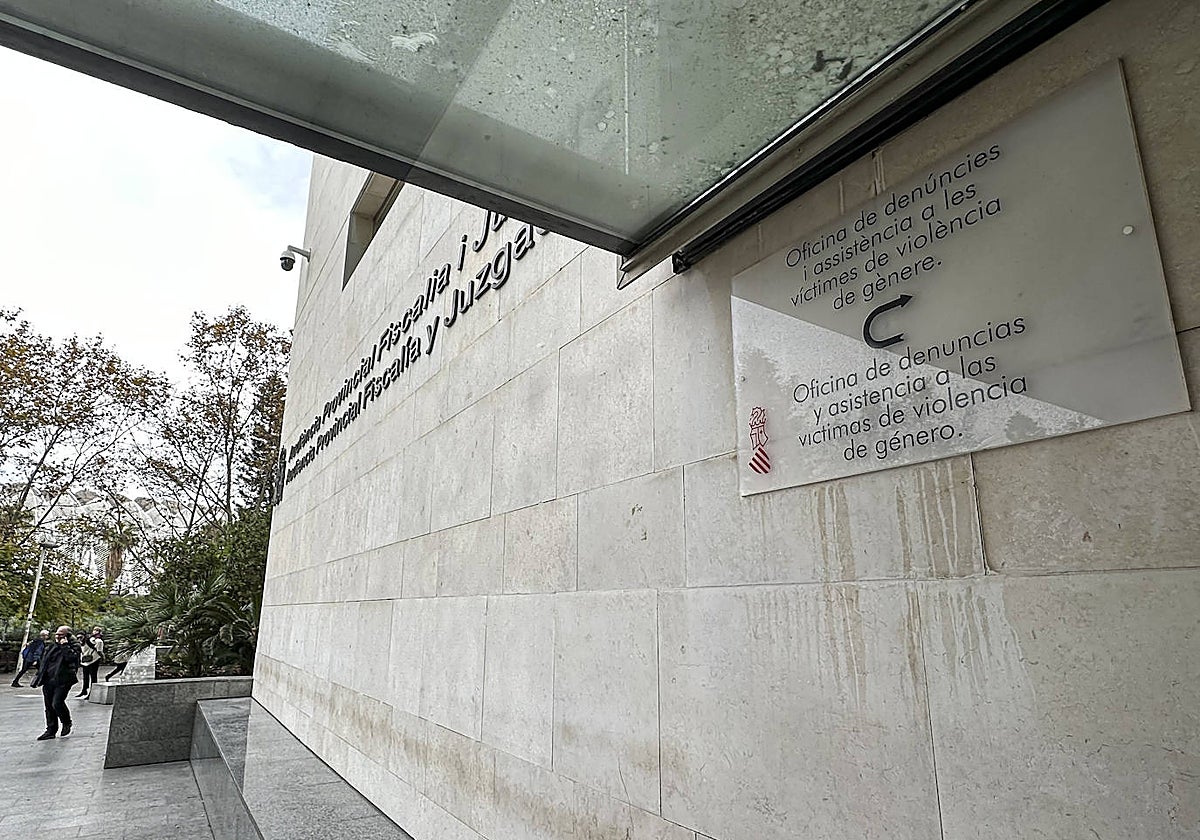 Imagen de archivo tomada en la Ciudad de la Justicia de Valencia