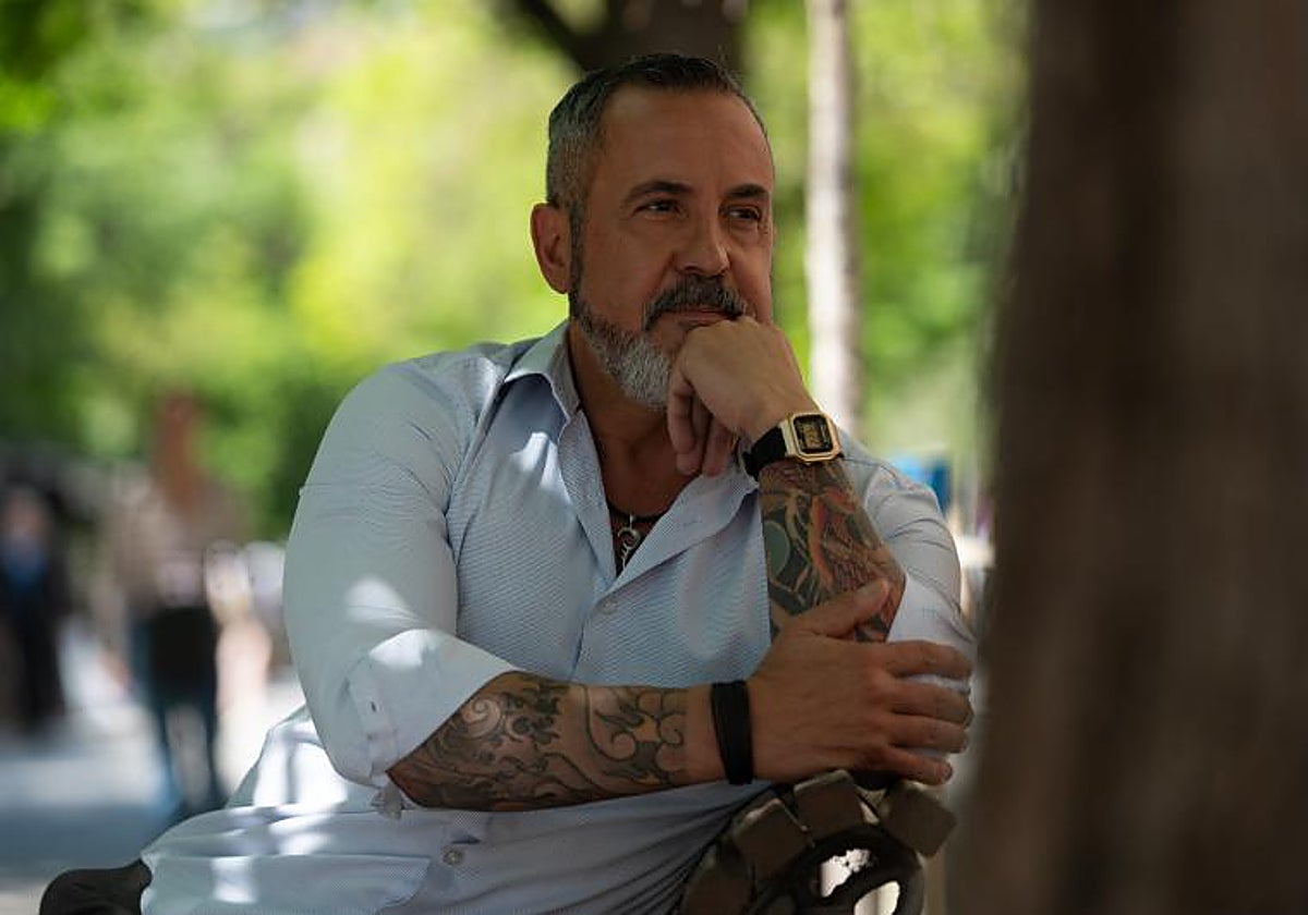 Óscar Tarruella, tras la entrevista con ABC, en Barcelona