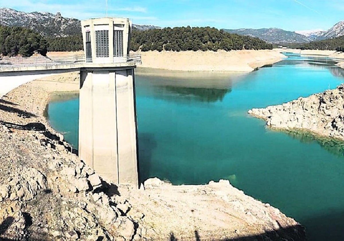 Presa de La Bolera, en Pozo Alcón