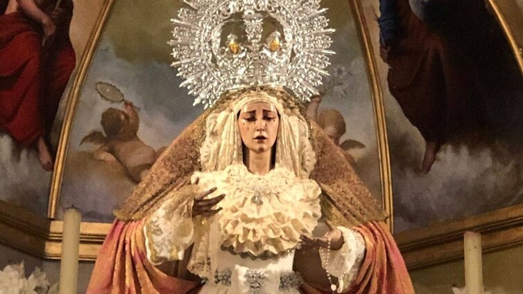 Nueva iluminación para el camarín de la Virgen de la Estrella de Córdoba