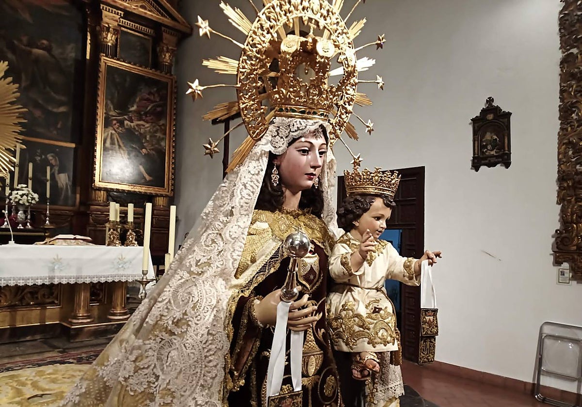 La Virgen del Carmen, en veneración en Puerta Nueva