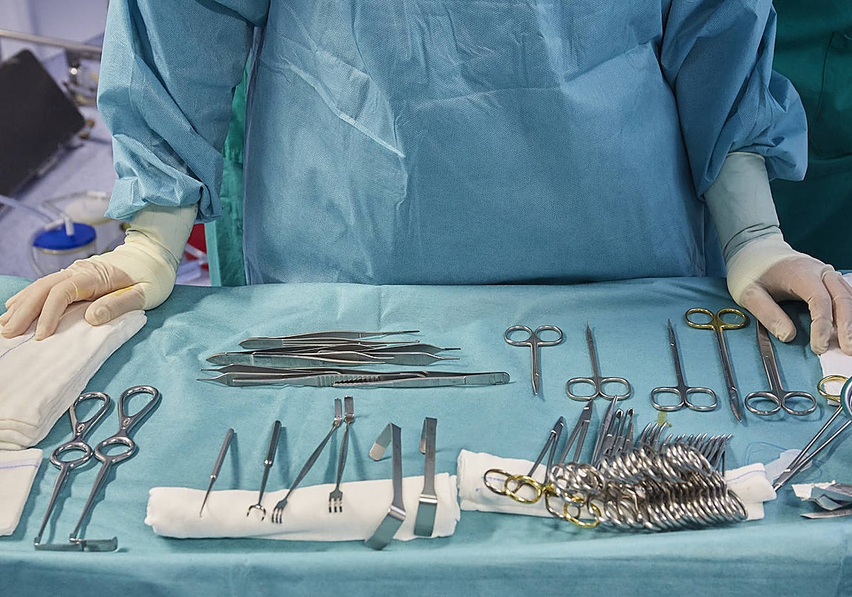 Imagen de archivo del quirófano de un hospital