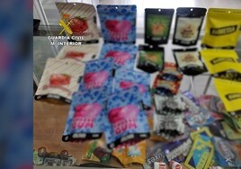 Marihuana en bolsas de golosinas: cae una banda que distribuía la droga camuflada por toda España