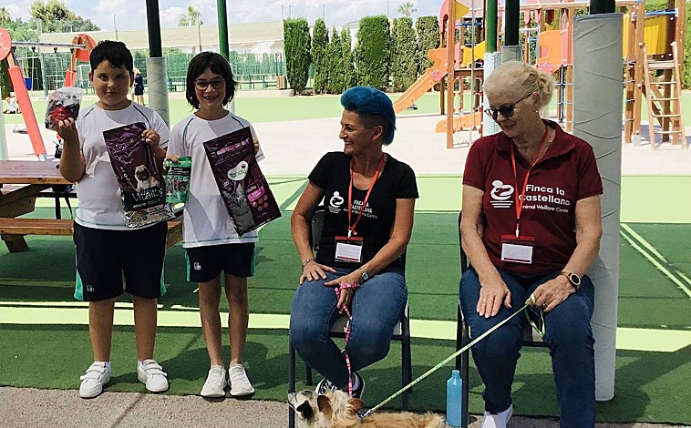 Imagen principal - Imágenes del festival solidario del ELIS Villamartín