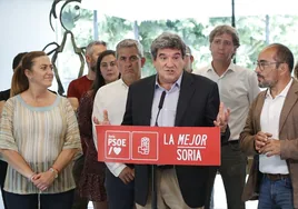 Escrivá avanza en un acto del PSOE que el Centro de Procesamientos de Datos de Soria comenzará a construirse en agosto