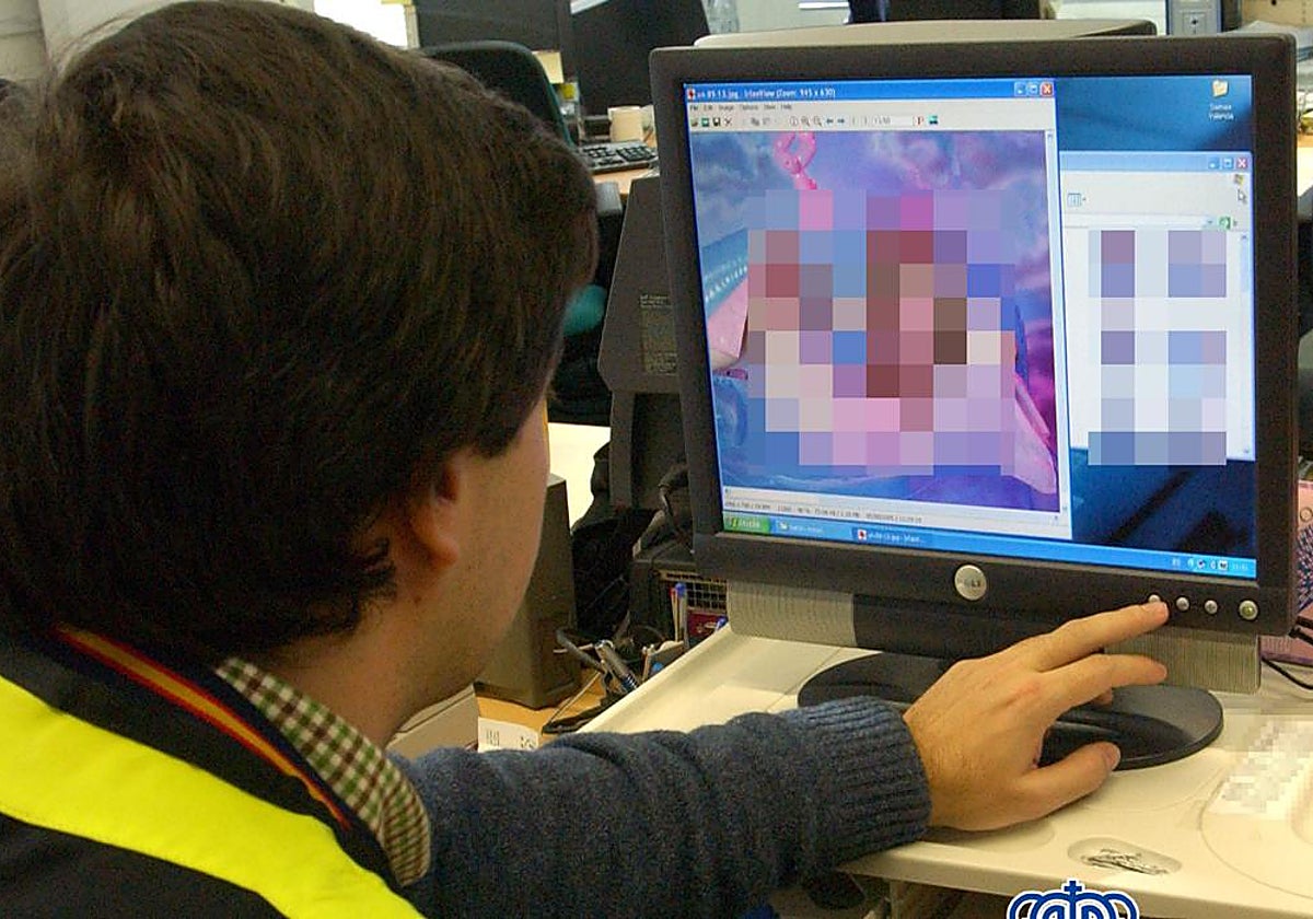 En el registro del domicilio del detenido la Policía halló abundante material que confirmaría los hechos