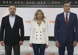 Ganador debate electoral, en directo: quién ha ganado y reacciones al cara a cara de Abascal, Pedro Sánchez y Yolanda Díaz en RTVE hoy