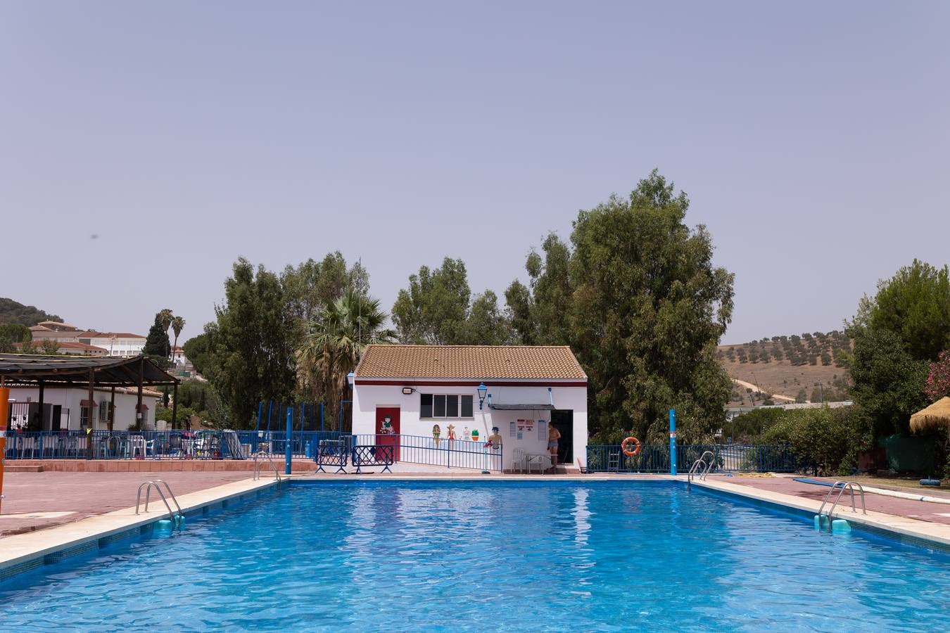 Vista de la piscina municipal de la localidad malagueña de Casabermeja