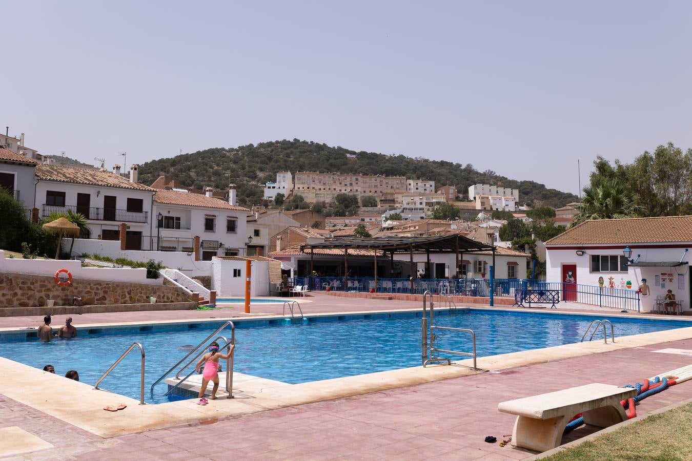 Vista de la piscina municipal de la localidad malagueña de Casabermeja