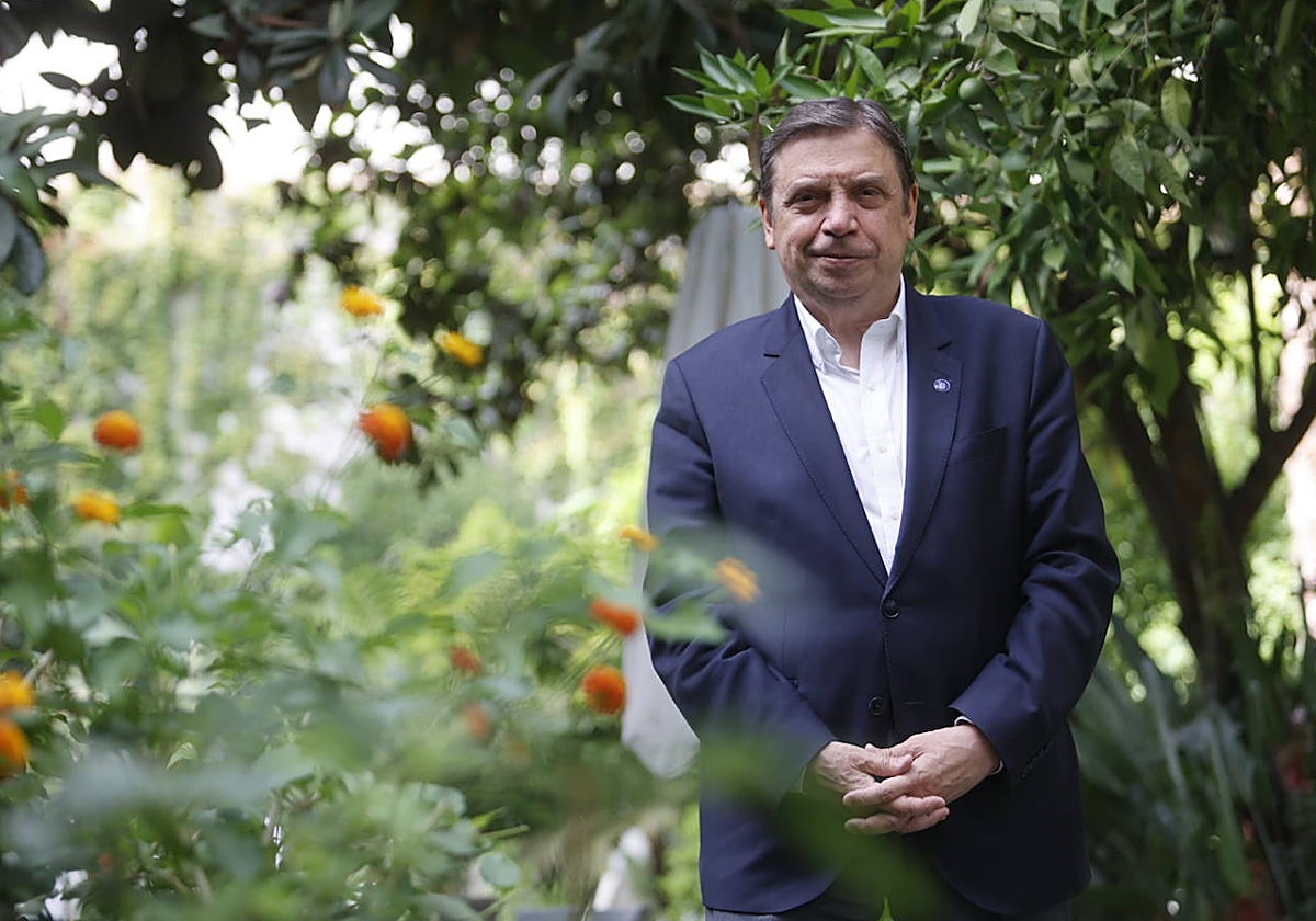Luis Planas, en el hotel Hospes Palacio del Bailío, durante la entrevista