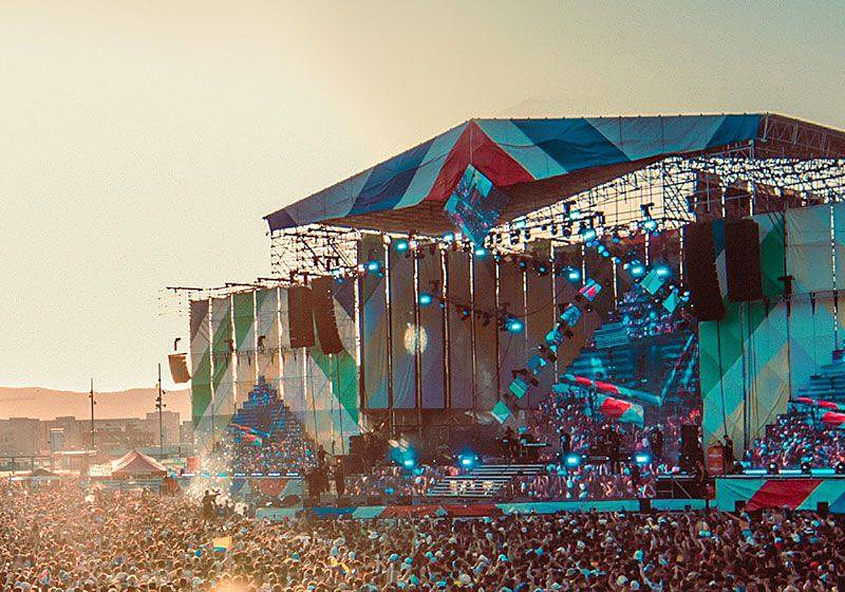 El Reggaeton Beach Festival durante una de sus últimas ediciones en España