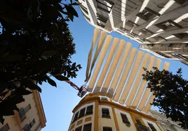 El Ayuntamiento de Córdoba estudia ya llevar los toldos hasta 23 calles el verano que viene